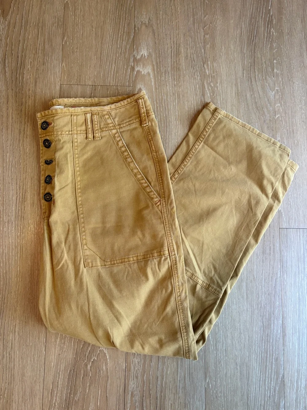 Anthropologie The Wanderer Tan Cargo Pants